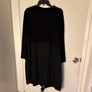 Black Long-Sleeved Dress